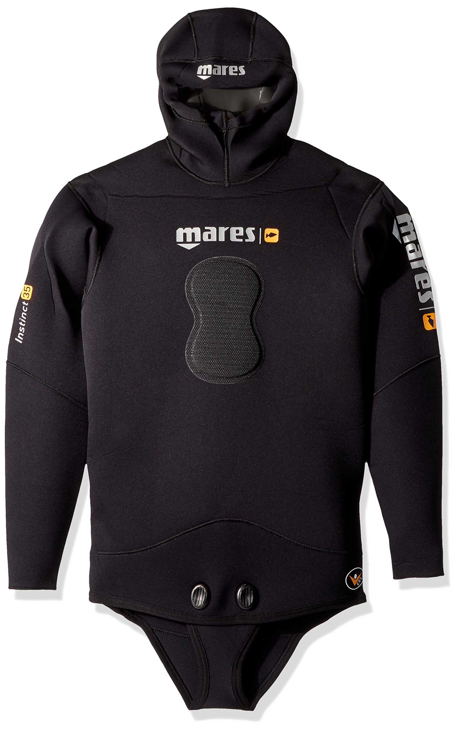 Amazon | (S3 Medium, Black) - Mares Pure Instinct 3mm Spearfishing