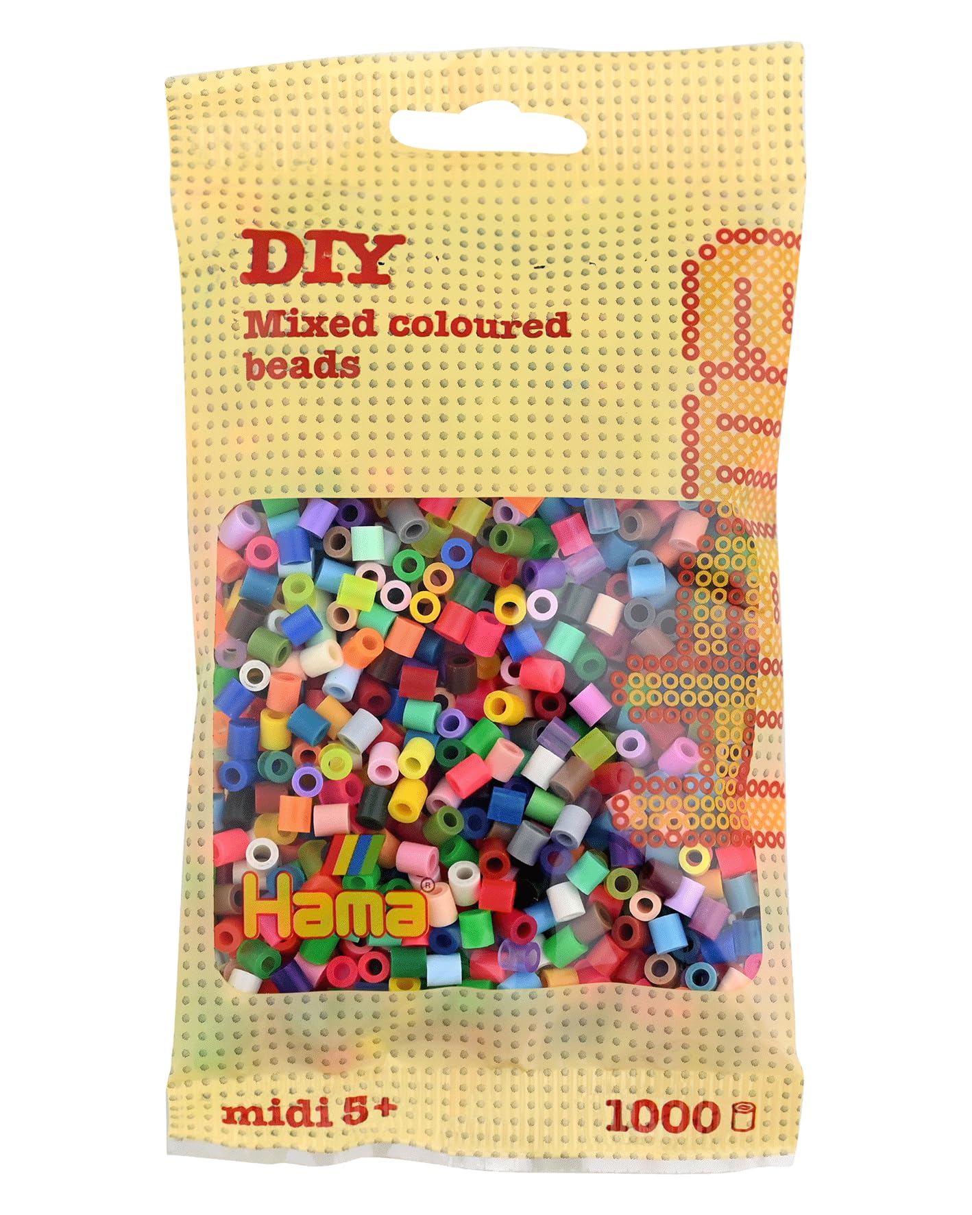 Hama 207-68 Beads -Mix 68 (1000 Midi Beads)