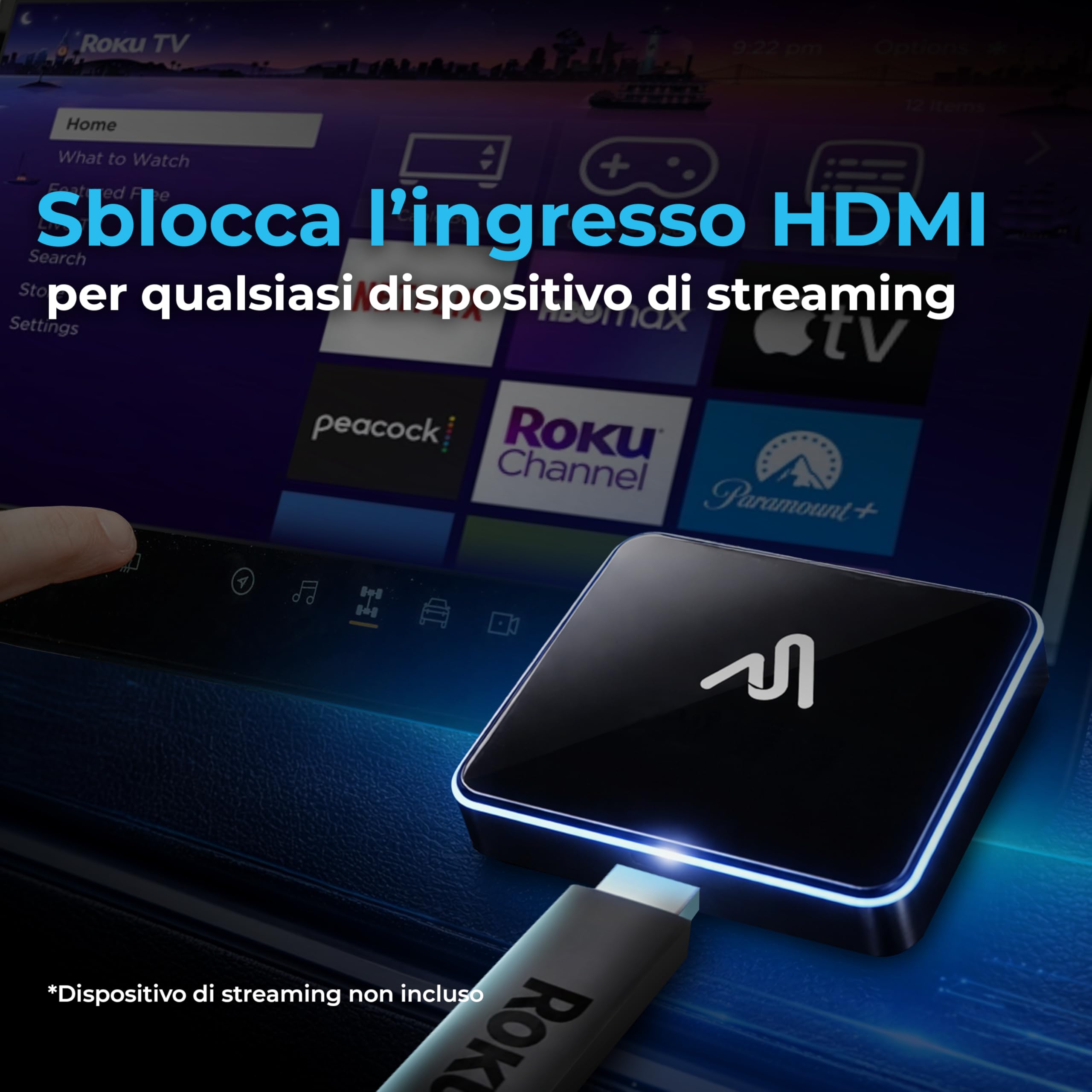 CPHM2 Adattatore HDMI per CarPlay e Android Auto TV - Dettaglio