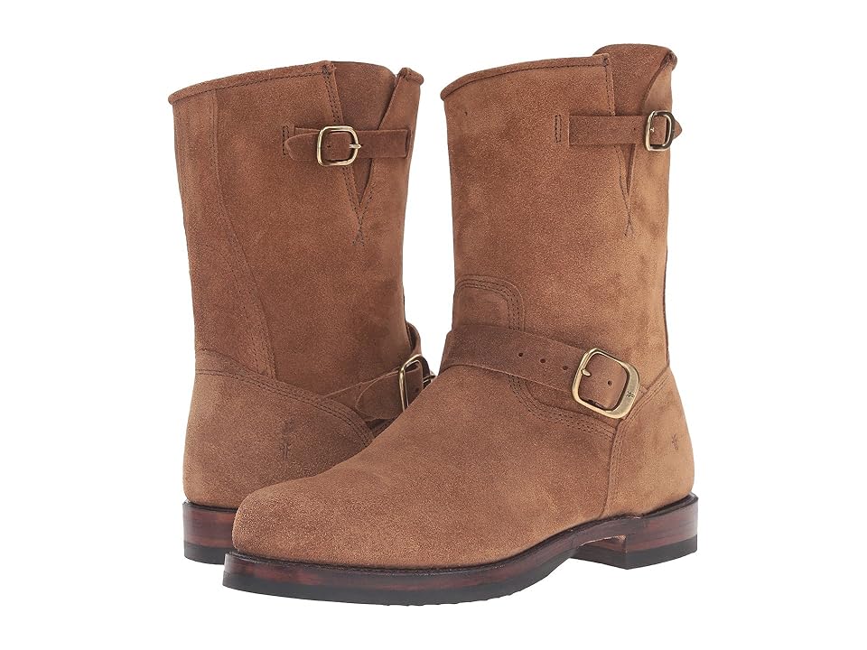 

Frye John Addison Engineer (Fatigue Waxed Suede) Men's Boots, Brown