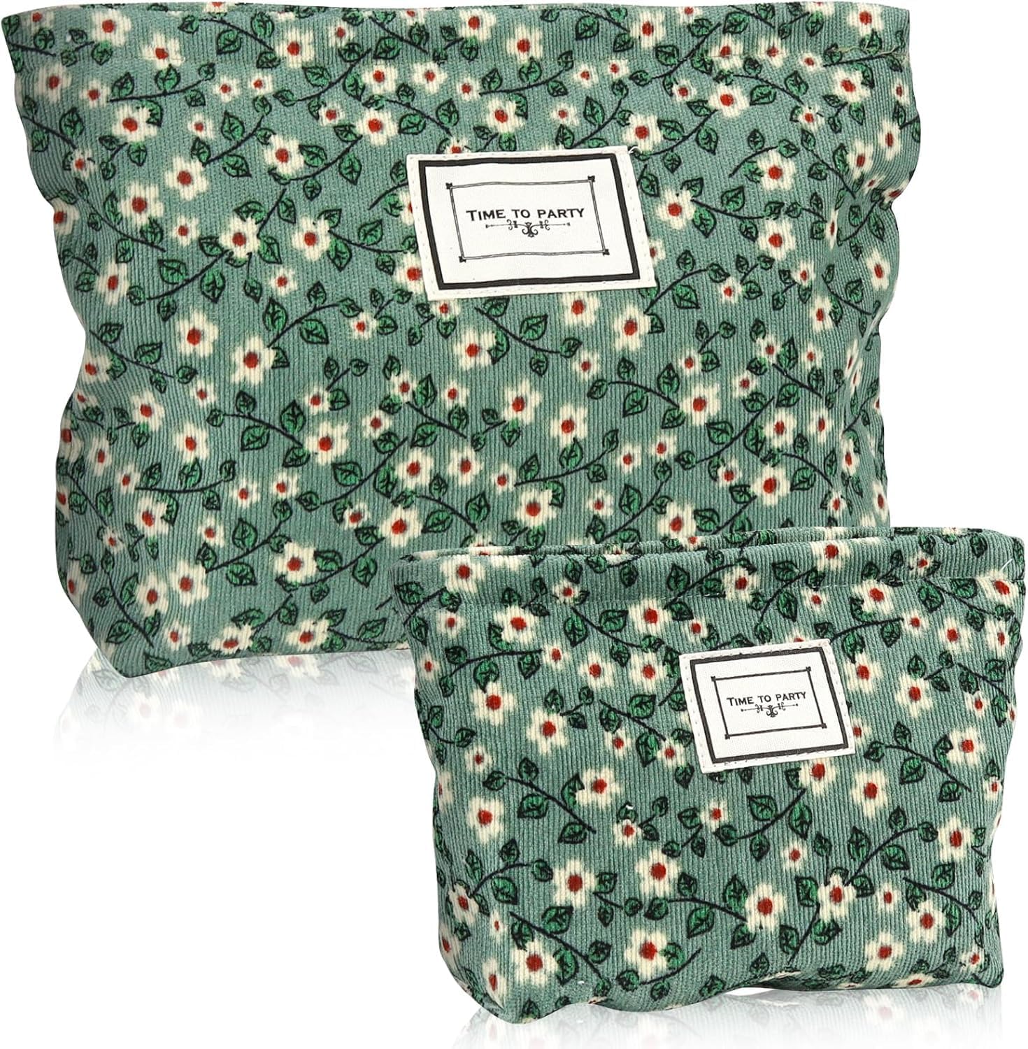 Women’s Travel Toiletry Bag – Corduroy Makeup Bag, Cosmetic Bag with Zip, Portable Toiletry Organizer for Cosmetics, Accessories – Green Women’s Travel Toiletry Bag – Corduroy Makeup Bag, Cosmetic Bag with Zip, Portable Toiletry Organizer for Cosmetics, Accessories – Green