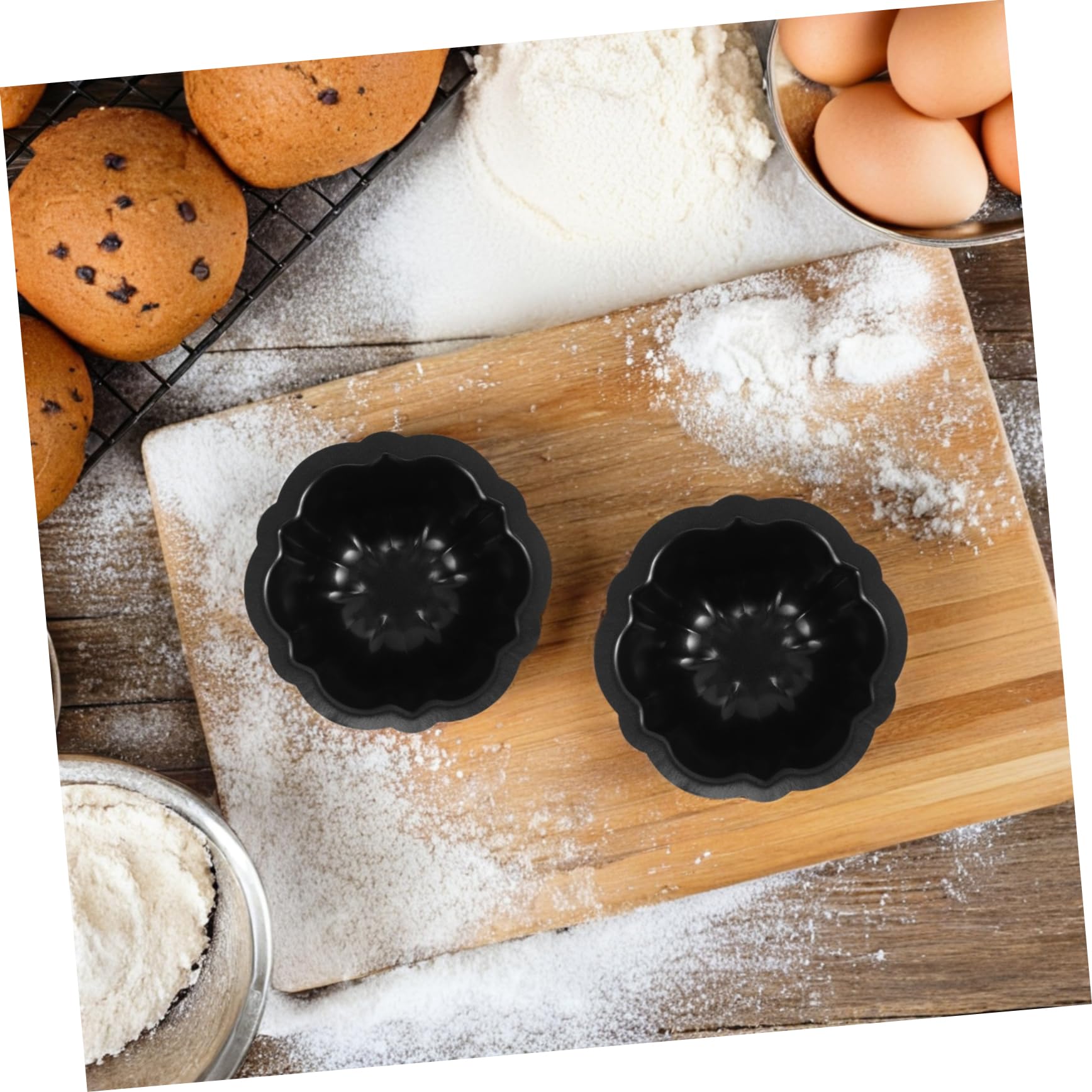 ULTECHNOVO Juego de 10 Moldes para Pasteles Antiadherentes de Acero al Carbono, Patrones de Dibujos, Ligeros y Fáciles de Guardar, para Repostería Casera y Cumpleaños