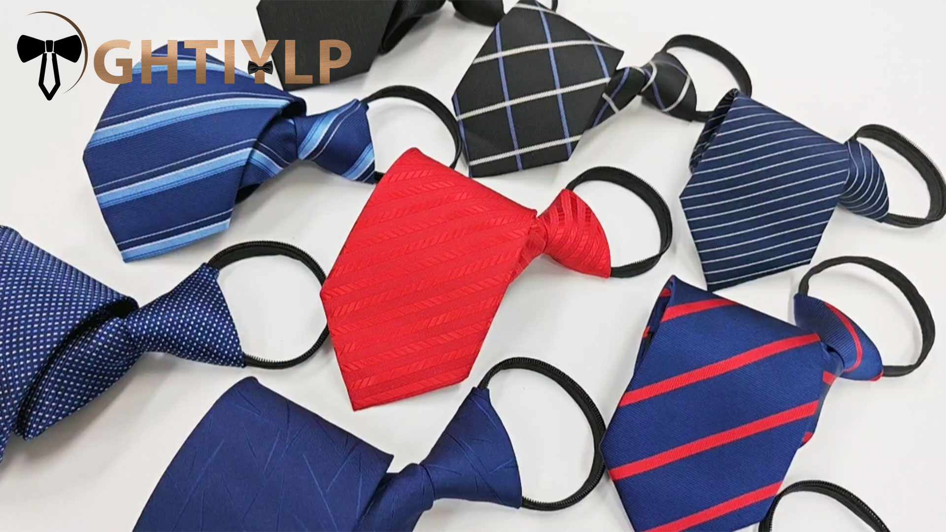 Watch Pre-tied Adjustable Zipper Ties for Men on Amazon Live