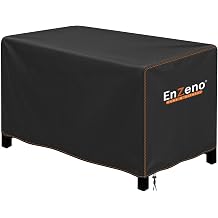 Enzeno Fire Pit Cover Rectangular,Outdoor Firepit Cover Waterproof,Oxford Cloth Patio Fire Table Cover for Outdoor Fire Pit,Fits Gas Firepit Covers45" L x 30" W x 24" H