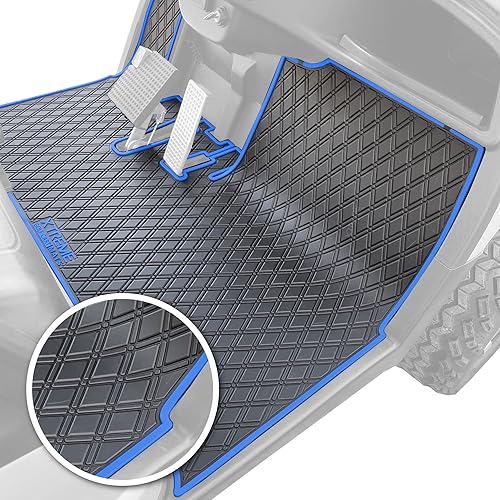 Miniatura 10 de Xtreme Mats Tapete de suelo para carrito de golf compatible con Yamaha Drive2, cobertura completa, alfombrilla de piso para carrito de golf, solo se
