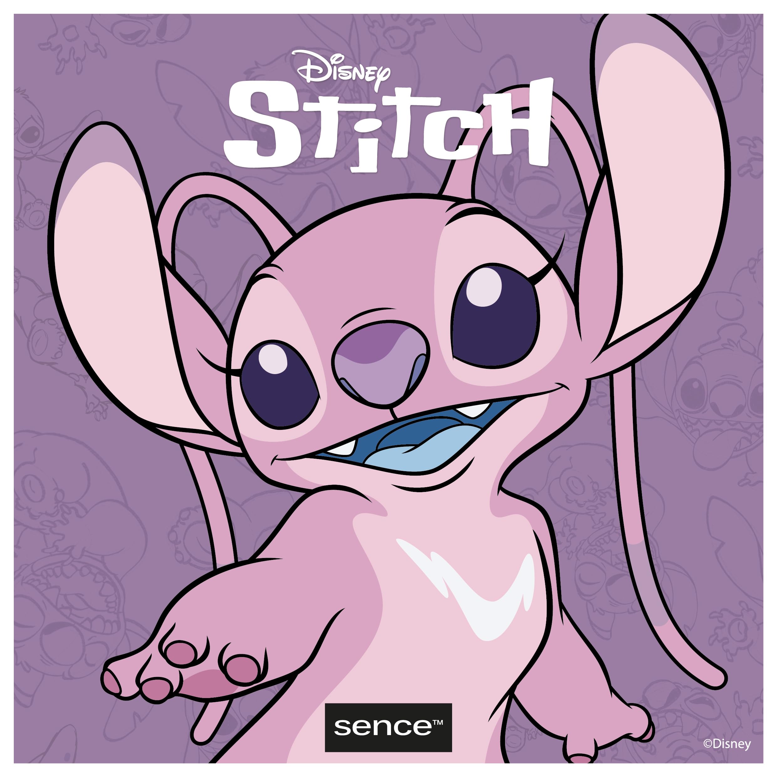 Disney Stitch & Angel Vaniglia EDT, profumo per donne, bambini, adolescenti e ragazze, Sence Vegan Beauty Eau de Toilette, profumo per bambini (1 x 100 ml)