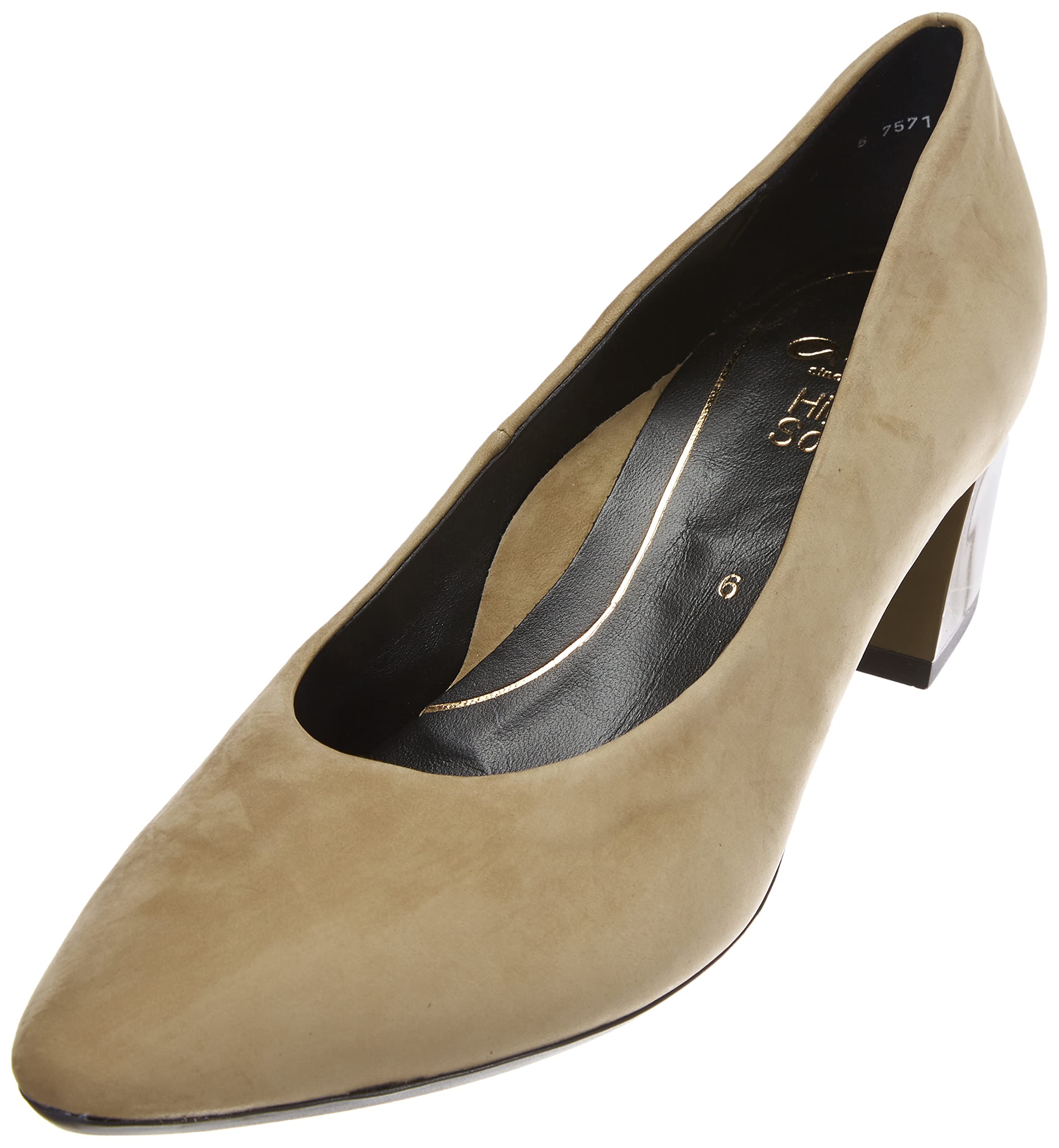 ARA Women's London Court Shoes, Toffee, 41 EU Schmal