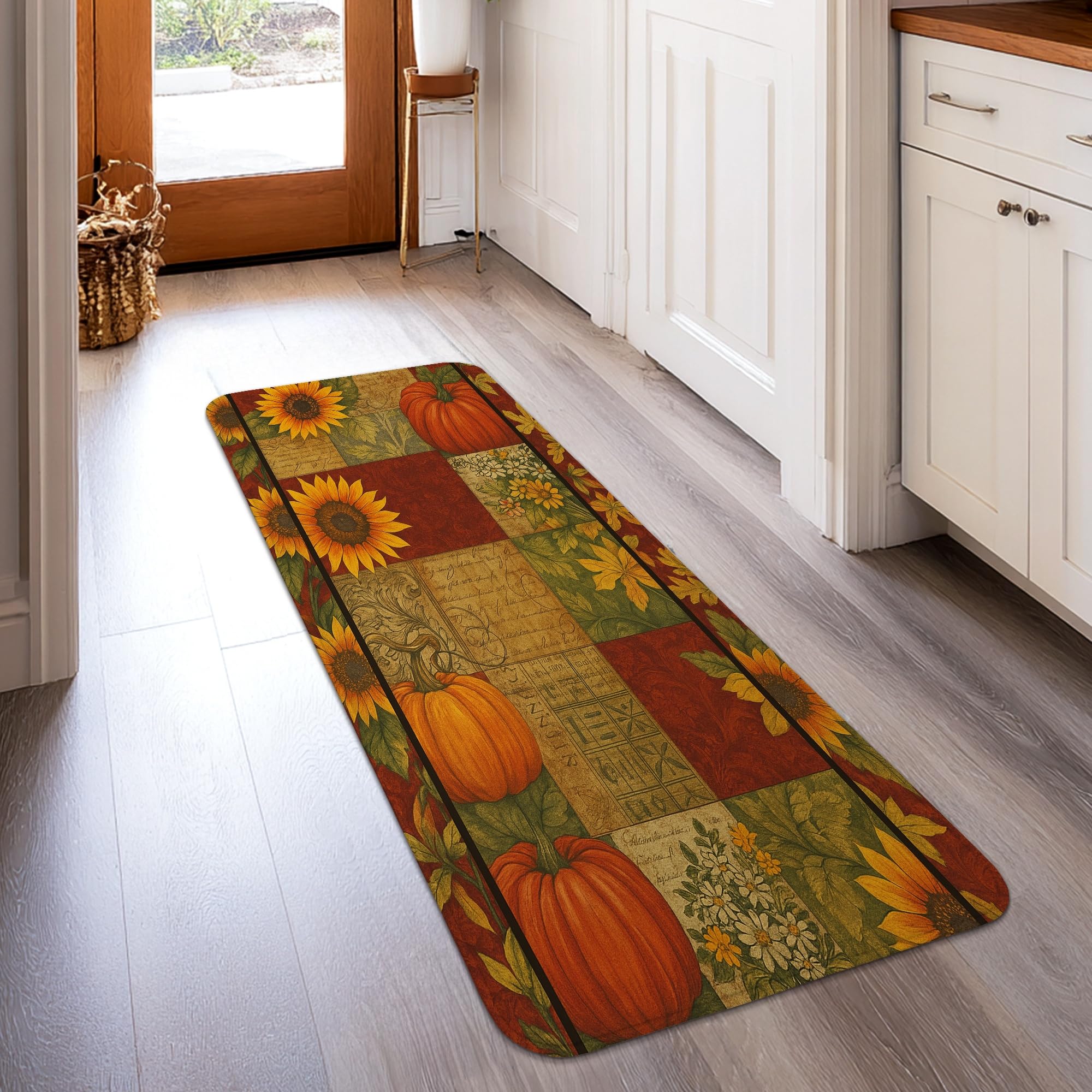 Tapis de couloir antidérapant haut de gamme avec bordure tissée pour entrée 6m