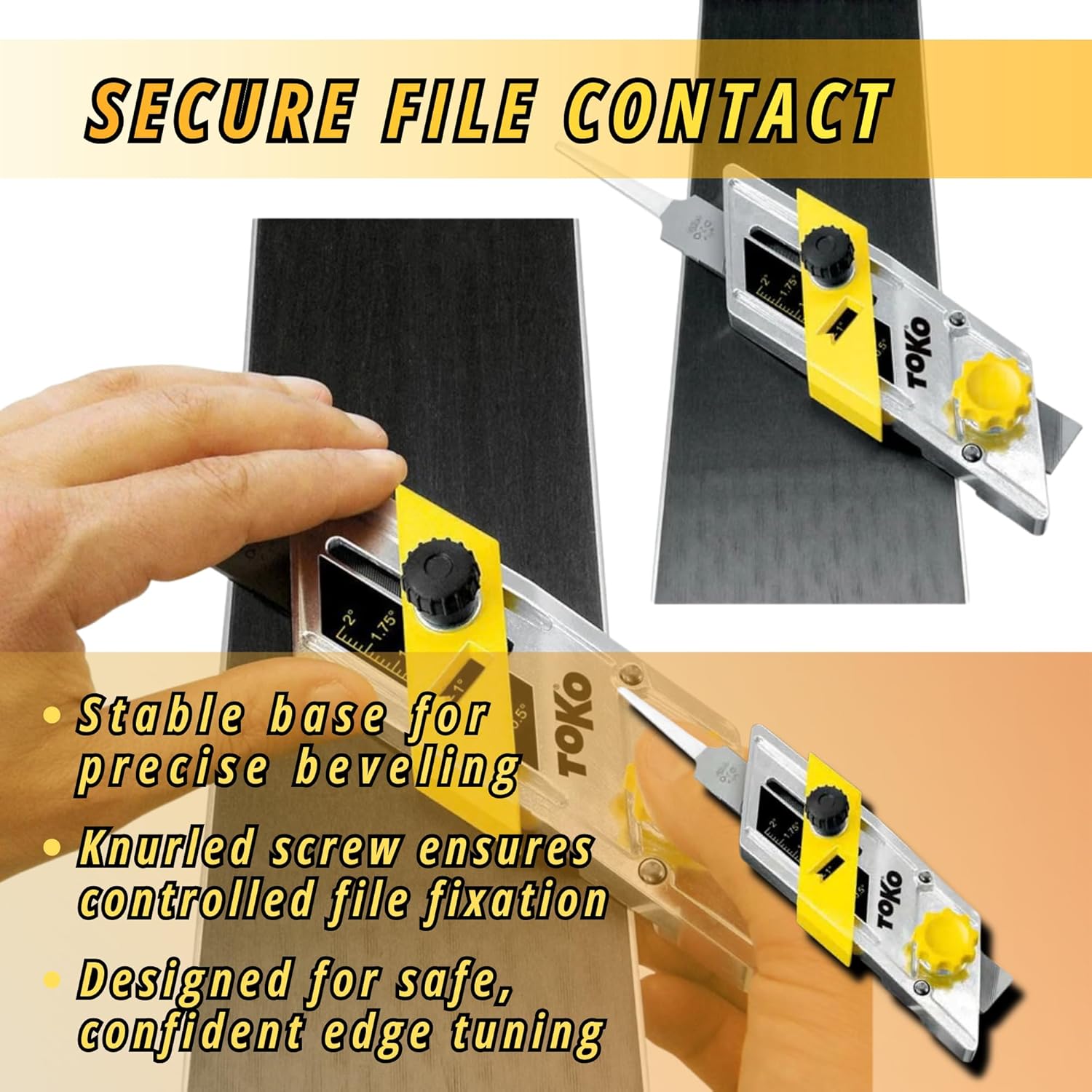 Toko Multi Base Angle - Ski Tune-Up Tool for Base Edge Beveling