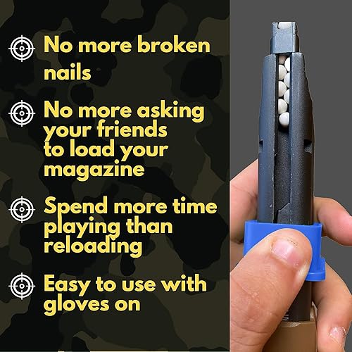 Miniatura 3 de Cargador de velocidad Airsoft para cargadores de pistola Recarga rápida y fácil