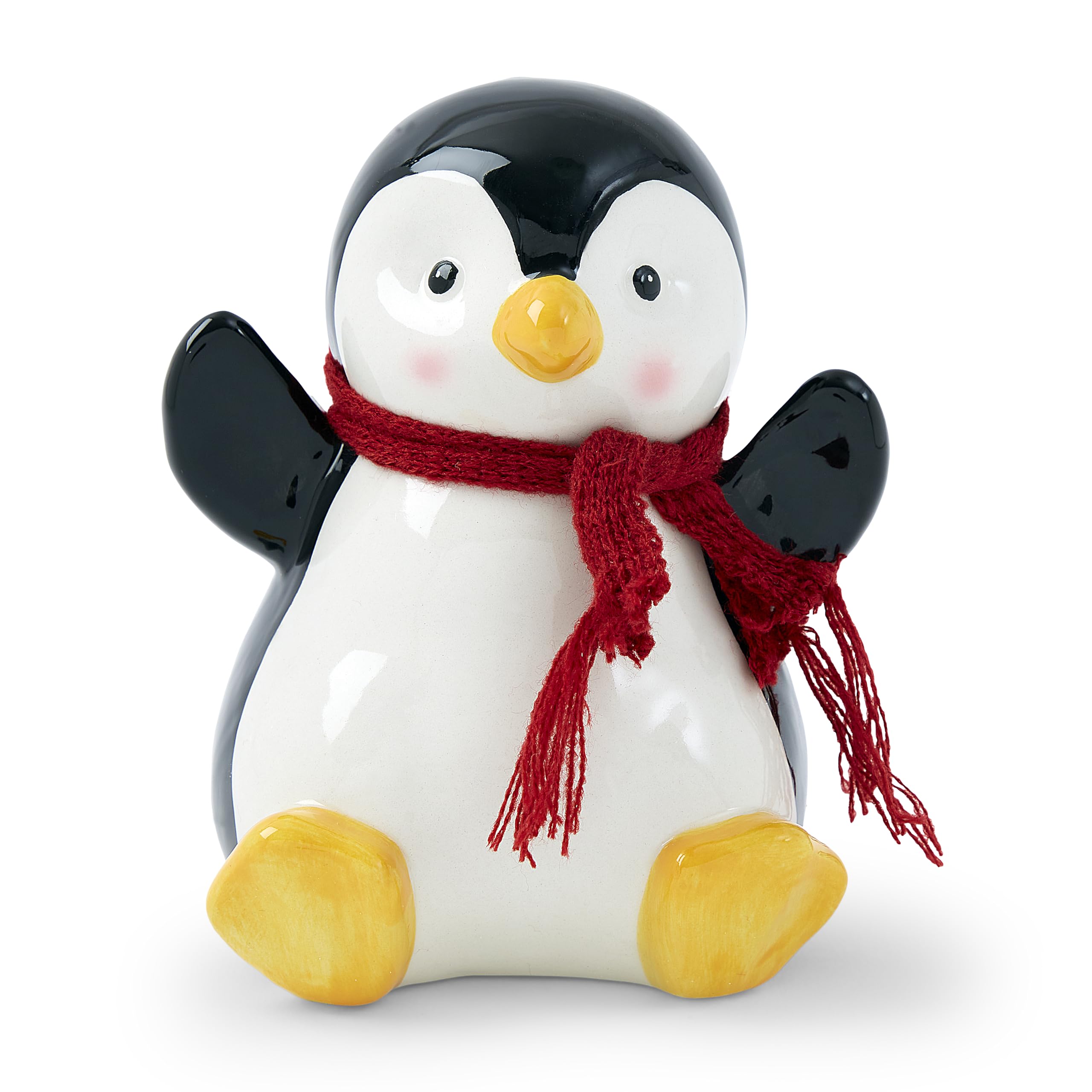 Mousehouse Gifts Black Playful Penguin Themed Piggy Bank For Children, Money Box For Kids, Ages 3+, From