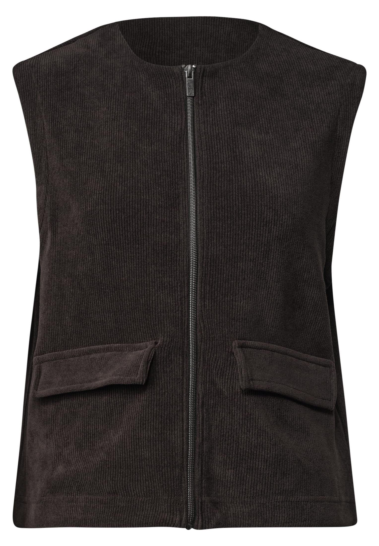 Street One 3231510 Gilet con Scollo Rotondo Effetto Corda Donna