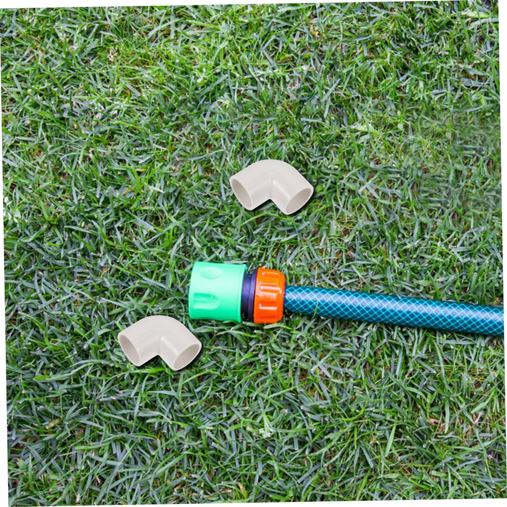 INOOMP 3 Set Raccordi A Gomito Connettore Per Tubo Dell'acqua Raccordi Per Tubi in Pvc Connettore Del Tubo Connettori Di Giunzione Connettori Per Tubi in Pvc Plastica Bianca 20 Pezzi*3