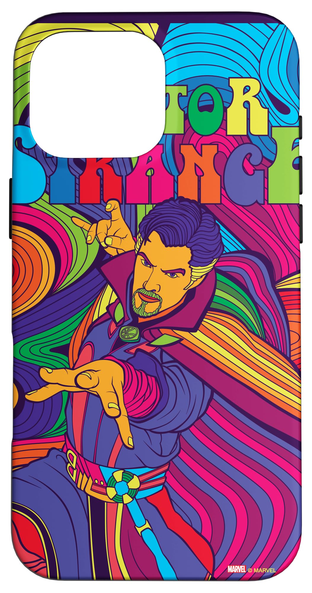 iPhone 16 Pro Max Marvel Doctor Strange Multiverse of Madness Retro Swirls Case