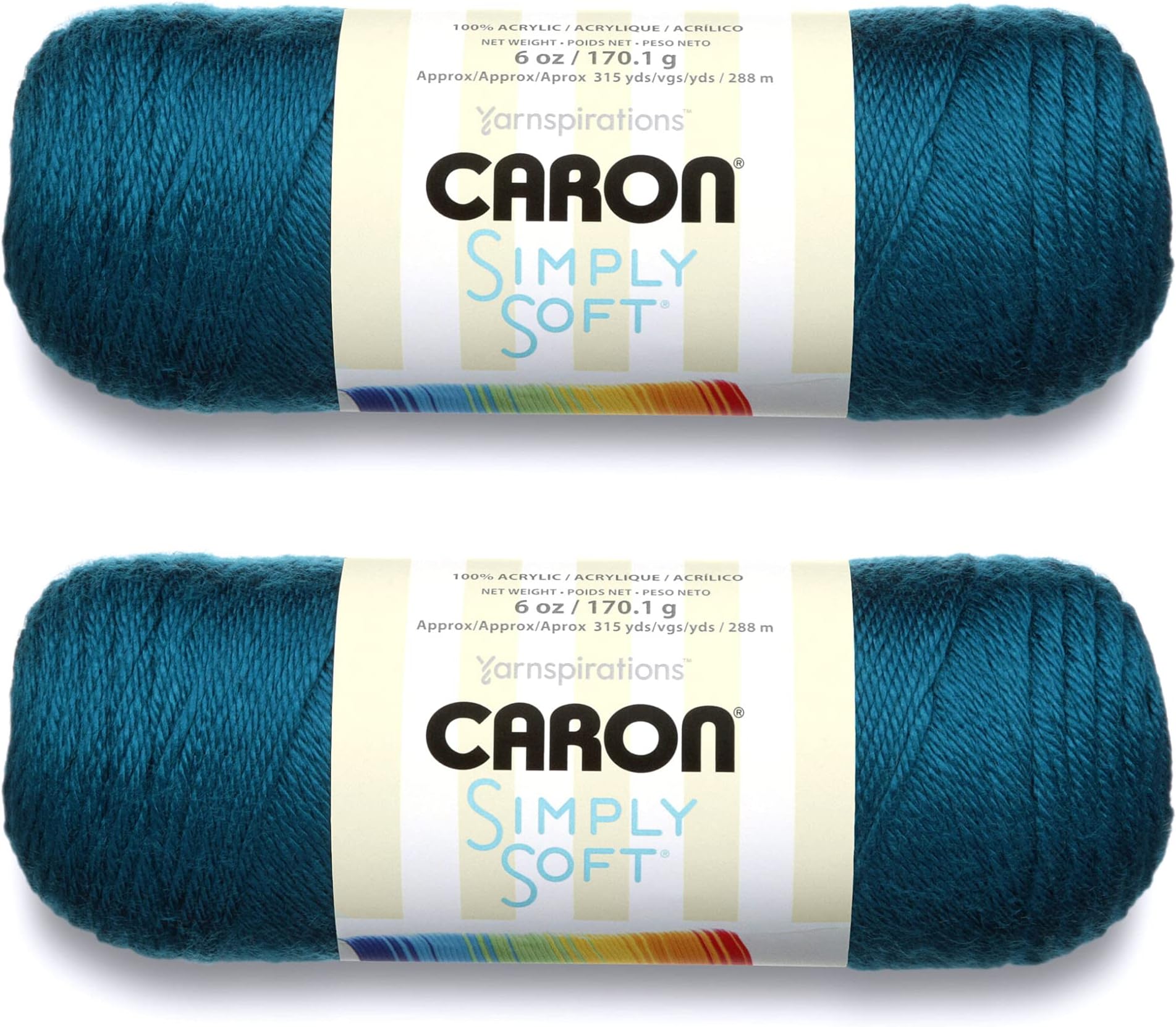 Bulk Buy: Caron Simply Soft Yarn Solids (2-Pack) (Pagoda)