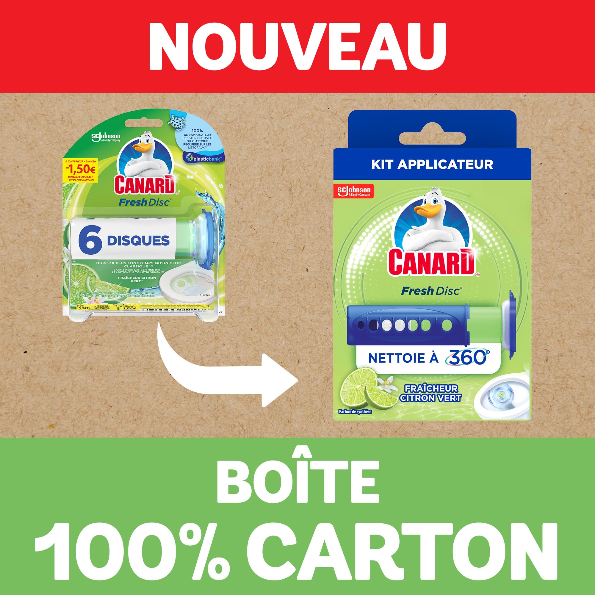 Canard Fresh Disc aplikator świeżości Limonka