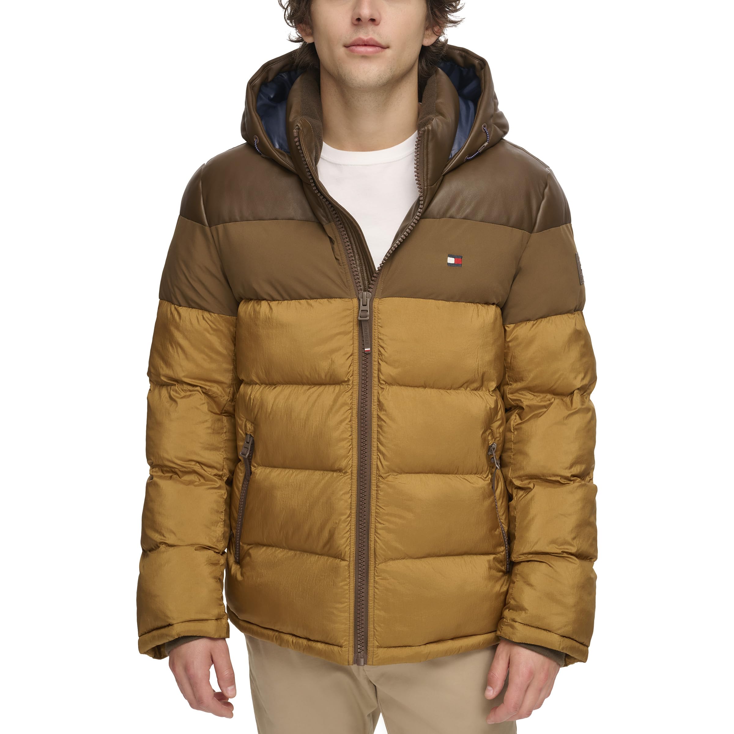 Tommy Hilfiger Men's Hooded Puffer Jacket (Standard and Big & Tall)