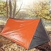 Survival Shelter - Lightweight Backpacking Tent with Waterproof Tarp Awning, All Weather Protection | Lightweight and Portable Outdoor Camping Shelter for Hiking, Traveling, Emergency Use