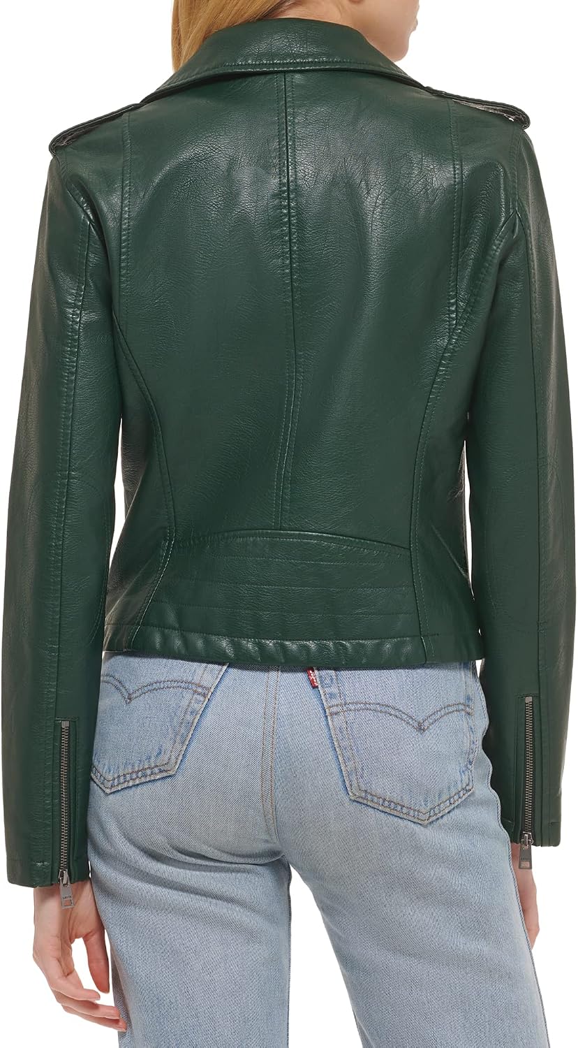 Levi's Women's The Classic Faux Leather Moto Jacket (Regular & Plus Size)