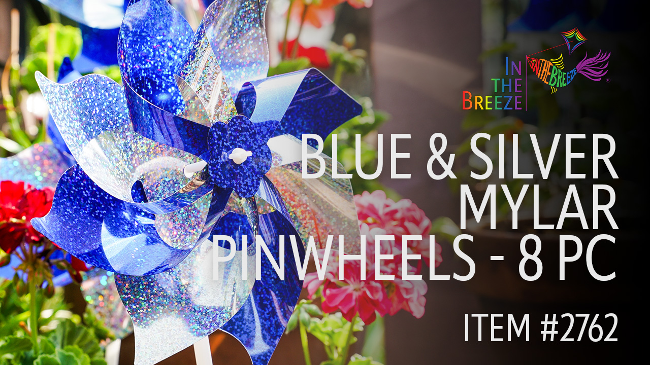 Amazon.com: In the Breeze 2762 Blue & Silver Mylar Pinwheel