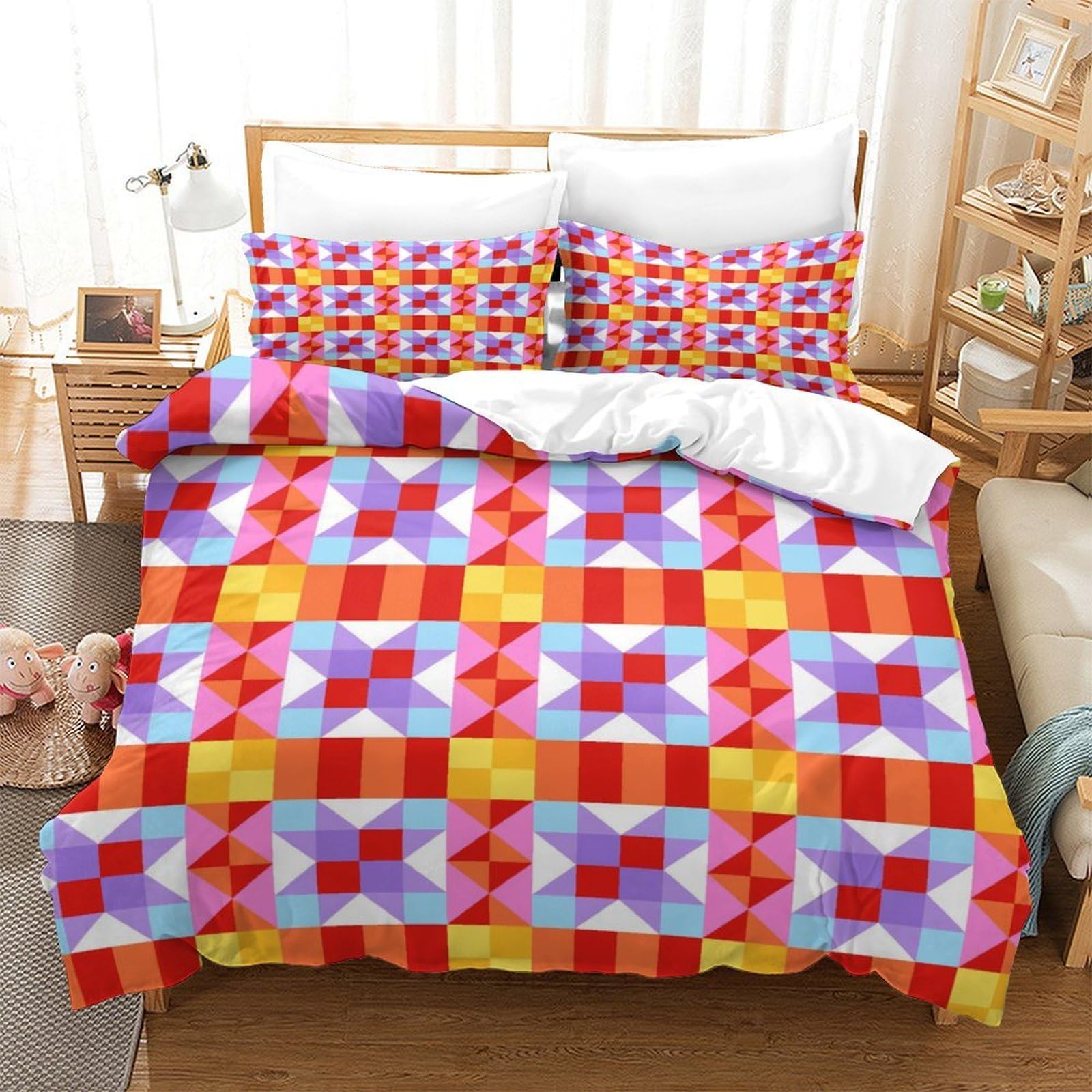 Housse de couette imprimée 3D en tissu microfibre doux de qualité supérieure