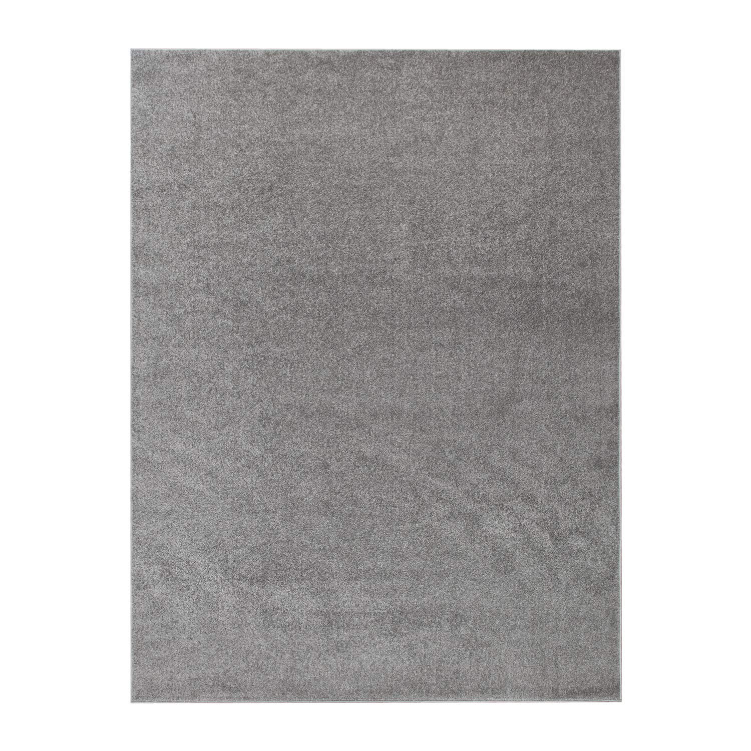 TT Home Wohnzimmer Teppich Kurzflor Unifarbendes Design Modern Und Zeitlos, Farbe:Anthrazit, Größe:160x220 cm