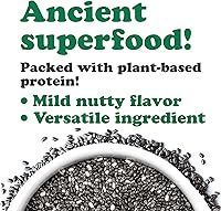 Vista 6 de Semillas de Chía Orgánicas Certificadas de Food To Live (Crudas, Negras, No Genéticamente Modificadas, Gruesas)