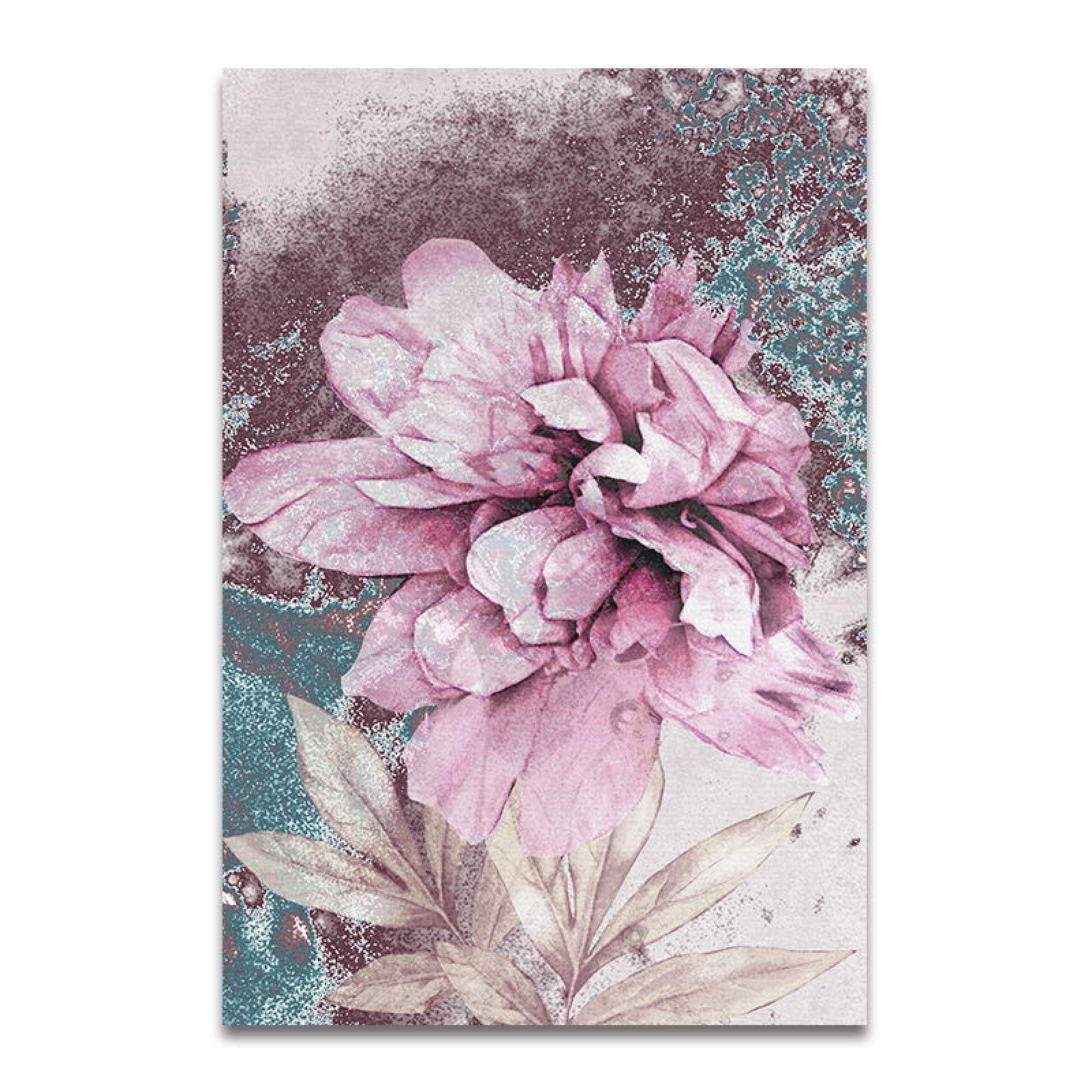 Rumlly Pintura Abstracta Cartel escandinavo decoración nórdica Arte de Pared del hogar Carteles de Flores e Impresiones imágenes Decorativas 50x70cmx3 sin Marco