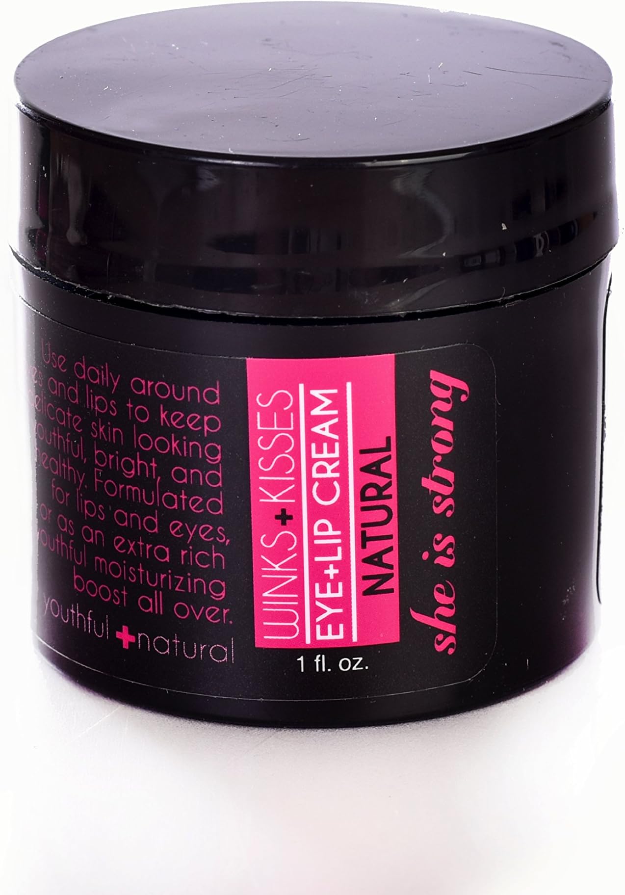 Cammi and Company Winks + Kisses Eye + Lip Cream: Anti Aging Eye Cream for Under Eye Wrinkles + Moisturizer Cream for The Lips and Eyes