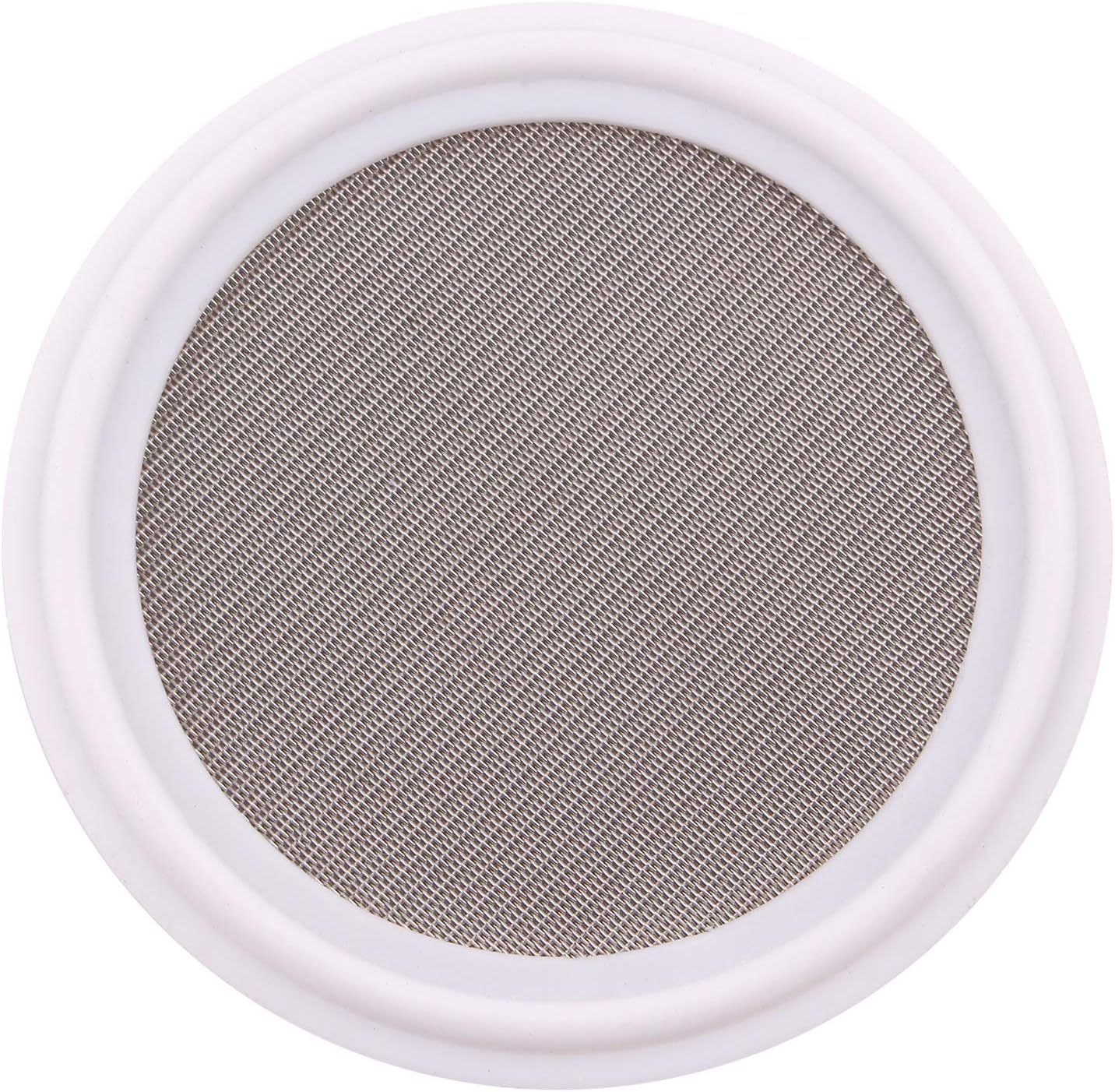 DERNORD 2" PTFE (Teflon) Sanitary Gasket w/Stainless Screen - Tri Clamp Clover (10 Mesh)