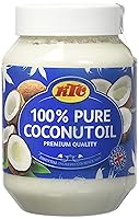 Vista 1 de 100% PURE KTC - Tarro de aceite multiusos de coco de 16.9 fl oz, utilizado para cocinar (aceite comestible), aceite para el cabello, hidratante