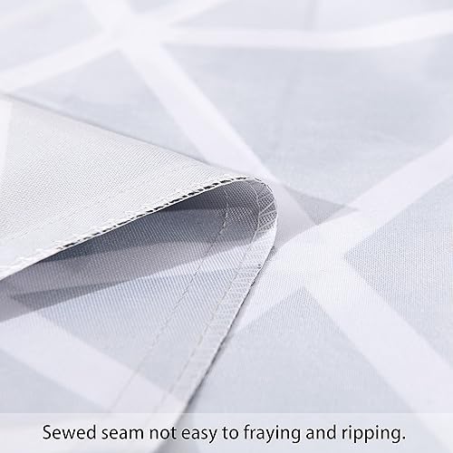 Miniatura 4 de BEDSUM Funda de almohada de microfibra, suave, decorativa, geométrica, abstracta, triangular, funda de cojín cuadrada para sofá, dormitorio, 18 x 18