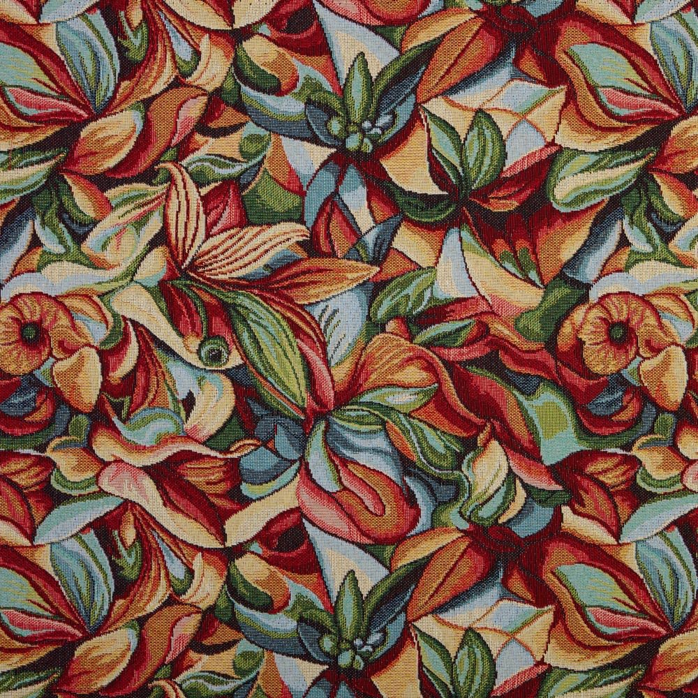 Kt KILOtela - Tela Tapicería, Jacquard Gobelino, Tapizar Sillas, Cojines, Cabecero, Sofá, Bolsos, Resistente al Desgaste, Costura, 100 cm Largo x 280 cm Ancho, Geométrico, Multicolor, 1 metro — view 17