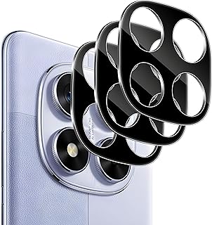 واقي عدسة كاميرا متوافق مع موبايل ريدمي نوت 14 برو، واقي مقاوم للكسر بدرجة عسكرية بتصميم رفيع للغاية مضاد للخدش ومقاوم للفقاعات وآثار بصمات الأصابع من نكست ستور