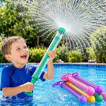 12 Pack Water Blaster Squirt Gun for Kids, Water Squirter Water Gun Bulk for Kids Ages 3-5, Spray Water Soaker Toys for Pool Party Outdoor Summer Water Games