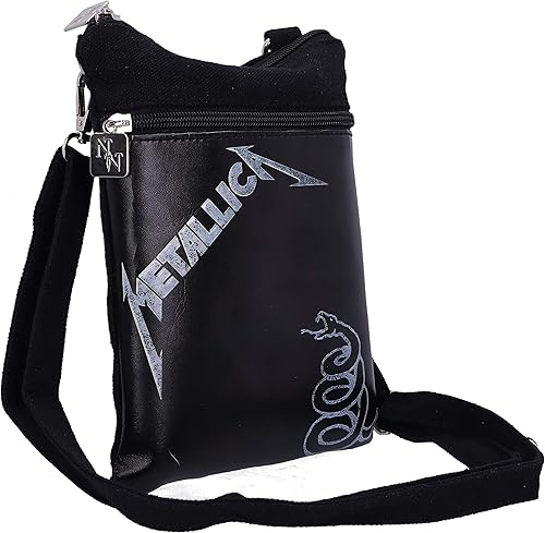 Miniatura 3 de Nemesis Now Bolsa de hombro Metallica The Black Album con licencia oficial, piedra, 9.1 in, B5380S0