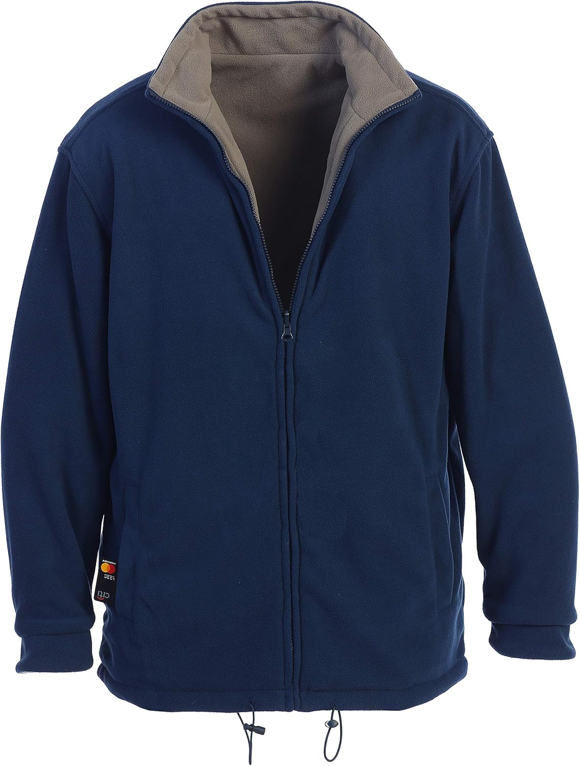 Gioberti Mens Zip Up Reversible Polar Fleece Heavy Jacket