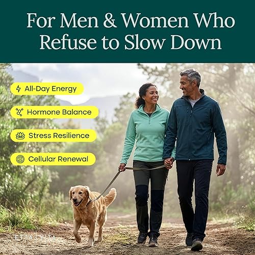 Miniatura 3 de Urolithin-A Complex w Shilajit, Organic Sea Moss, Ashwagandha & Tongkat Ali, Natural Energy, Libido, Hormone Balance, and Focus for Men & Women
