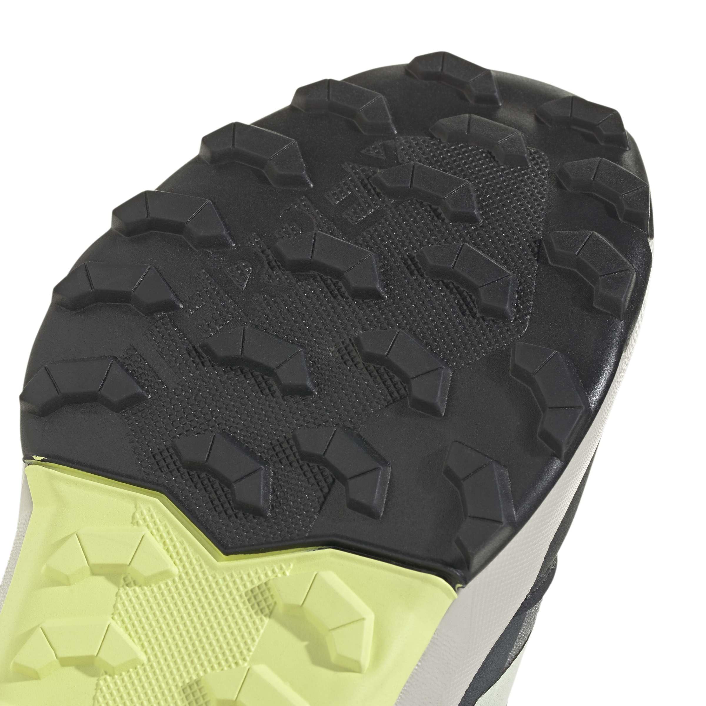 adidas Uniseks - dzieci Terrex Ax4R Mid Rain.Rdy Hiking Shoes, grey four/Dual Yellow/carbon, 32 EU