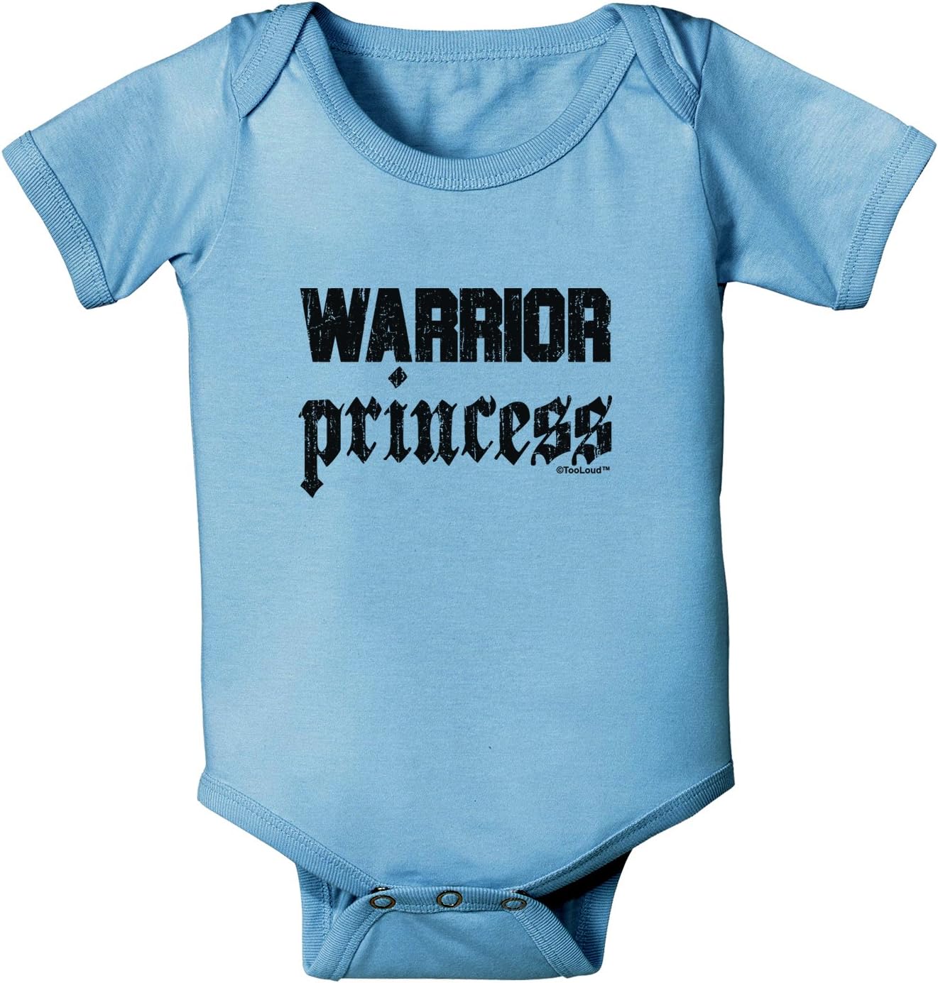 TOOLOUD Warrior Princess Script Baby Romper Bodysuit