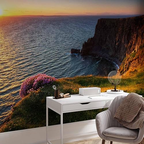 Miniatura 6 de artgeist Mural de pared prémium Puesta de sol 138 x 106 pulgadas, papel tapiz no tejido, decoración de pared de vellón, impresión fotográfica,