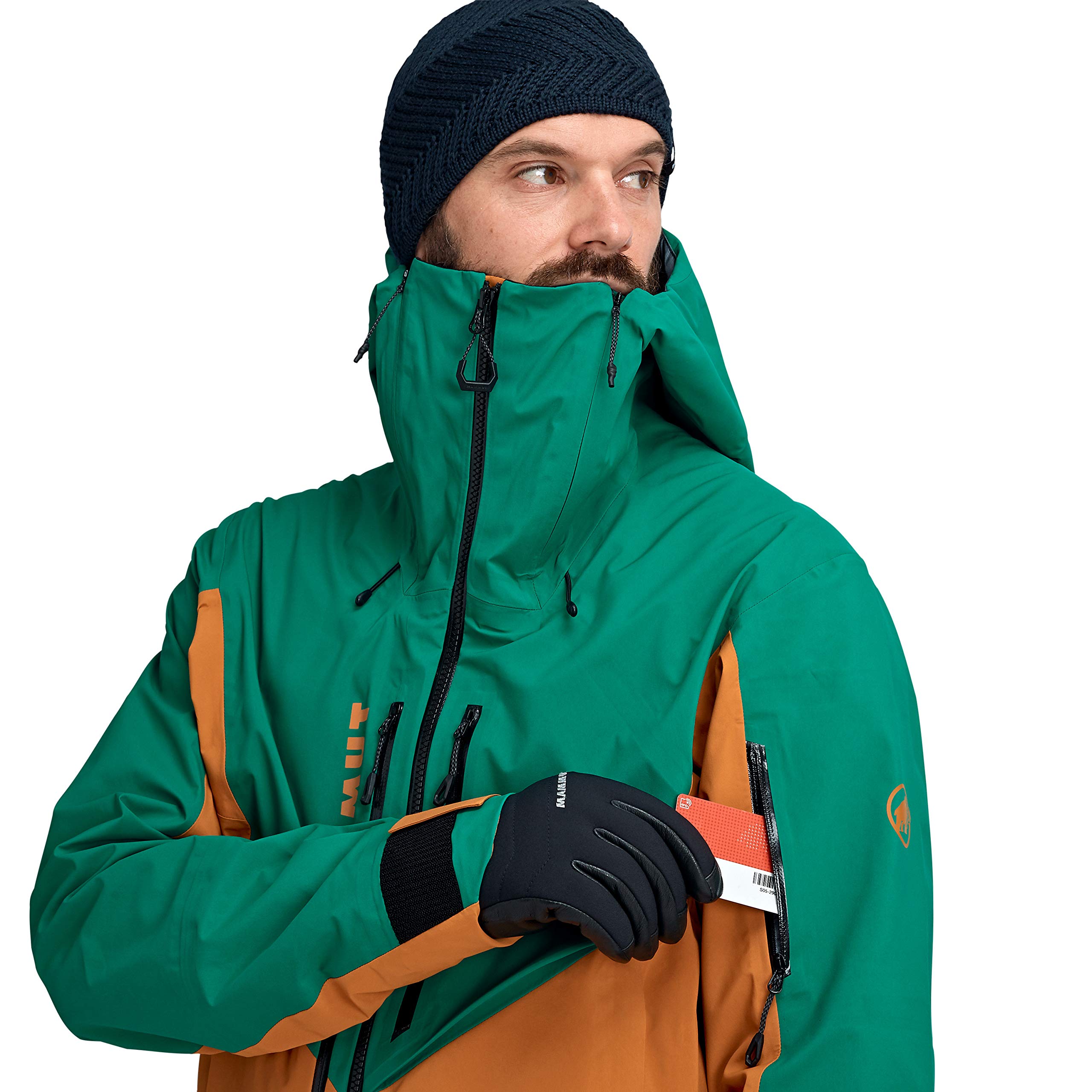 Amazon.co.jp: Mammut La Liste Pro HS Hooded Jacket tumeric/deep