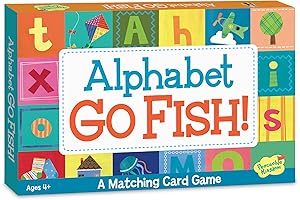 Peaceable Kingdom Alphabet Go Fish: Educational Letter Matching Card Game for Kids...