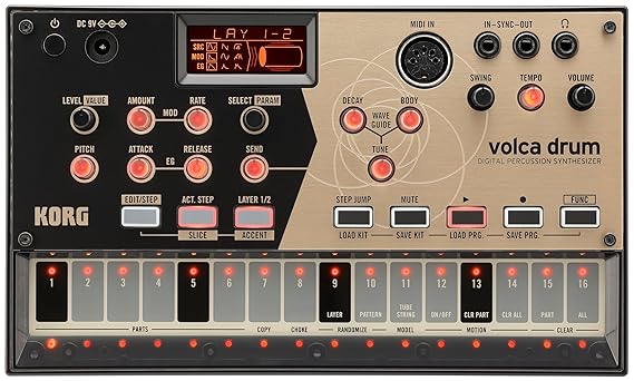 Korg Volca Drum Physical Modeling Drum Synthesizer
