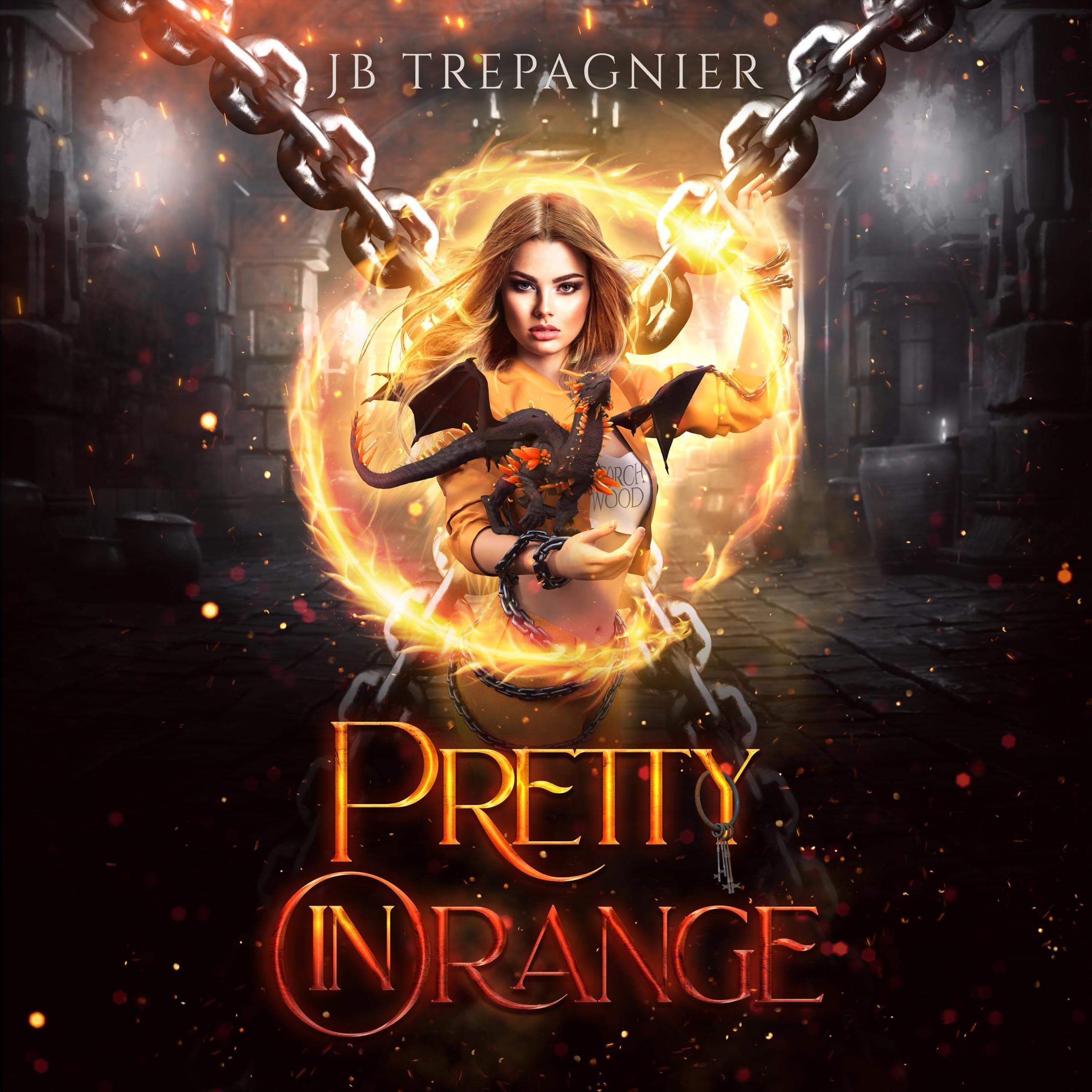 Cover art for Pretty in Orange: A Reverse Harem Prison Romance