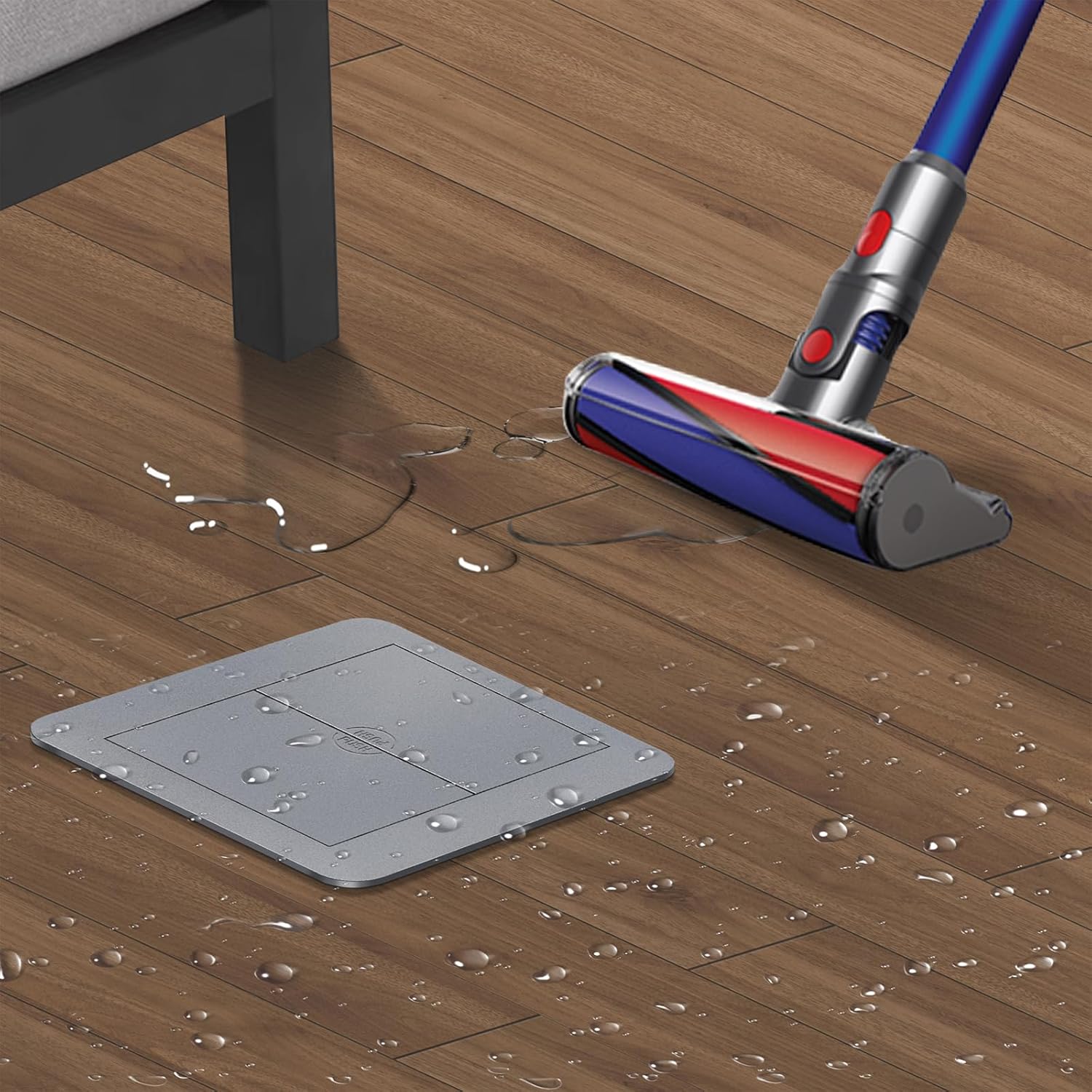 Creemrib Recessed Floor Outlet Kit with Cover Plate, 15A Duplex Receptacle & 3 USB Charging Ports, 2 Gang Floor Electrical Outlet Box for Concrete & Wood Floors (Industrial/Commercial/Home/Office)