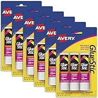 Vista 12 de Avery Pegamento en barra blanco, lavable, no tóxico, 0.26 onzas. Barra de pegamento permanente, 6 paquetes (98095)