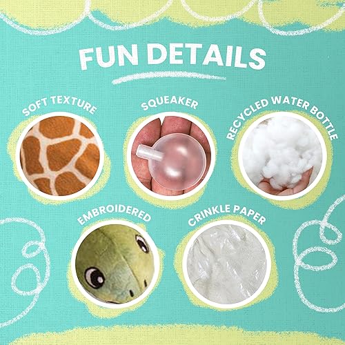 Miniatura 3 de Health Extension SNUG AROOZ - Lindos animales de peluche para perros, juguetes geniales para cachorros, resistentes y duraderos, suaves arrugados y