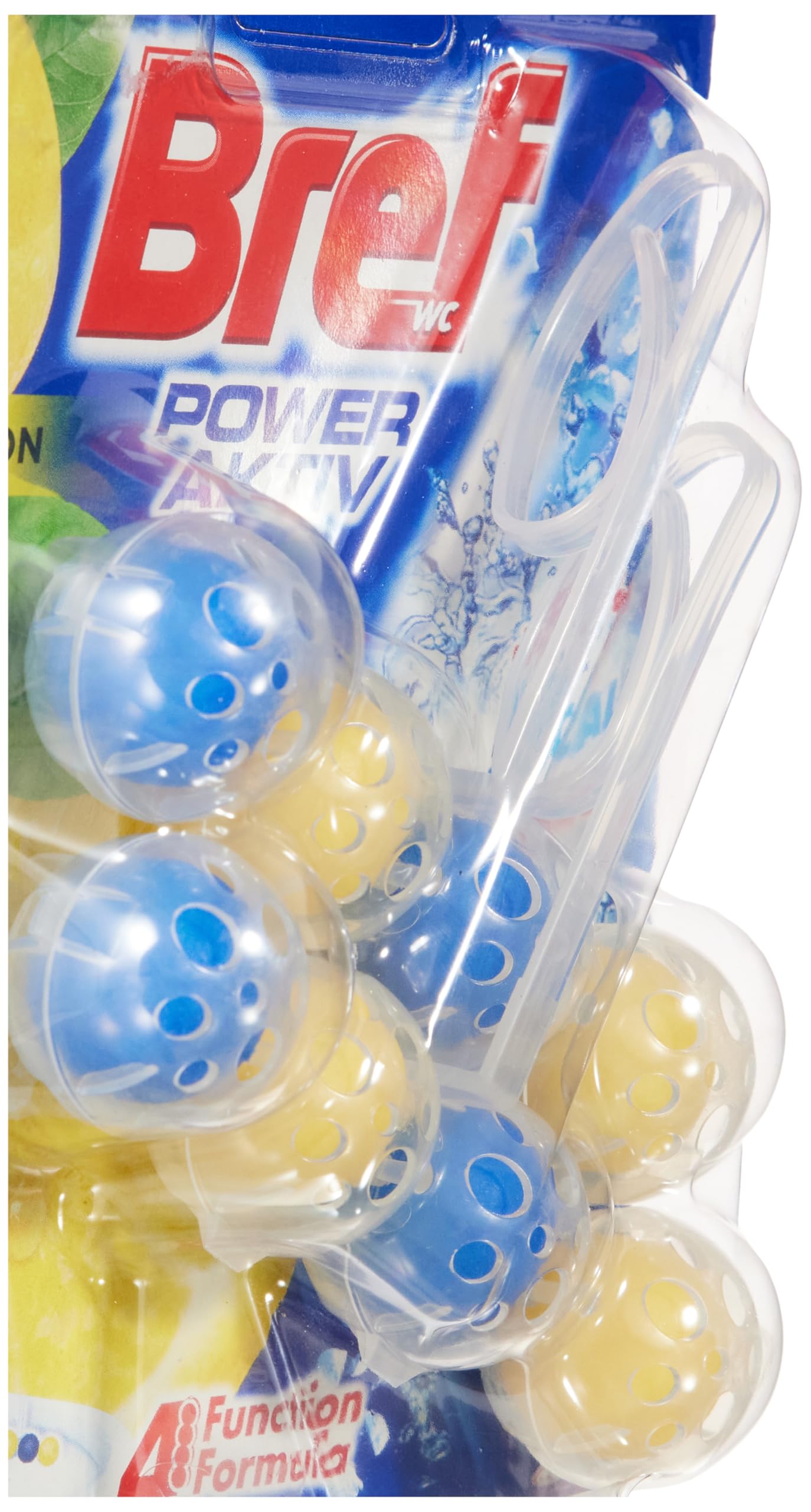 Bref WC Power Aktiv Limon Duo Pack 2'li Klozet Temizleme Topları 1 x 2 Adet 5li paket, Aktiv Limon 2, İkili 5li paket