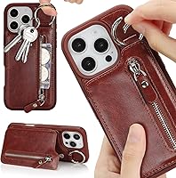 Vista 18 de Havaya Magsafe - Funda tipo cartera para iPhone 14 Pro Max, compatible con tarjetero para mujeres y hombres, 2 en 1, desmontable, magnética, a